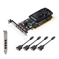 Pny Quadro P1000 4G GD5 V2 128B 4mDP(mDP to DVI-D)