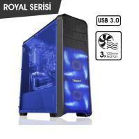 BOOST Powersiz VK-G1008S mid Tower ATX PC Kasası Pencereli Siyah USB 3.0 Gaming