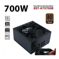 PowerBOOST 700W 80+ Bronze BST-ATX700B 12CM FANLI APFC POWER SUPPLY