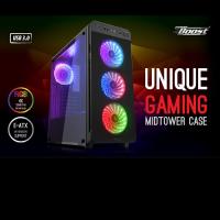 PowerBOOST POWERSIZ VK-G1030RGB GAMING MID-TOWER KASA SİYAH