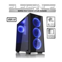 PowerBOOST POWERSIZ VK-G1007RGB GAMING MID-TOWER KASA SİYAH