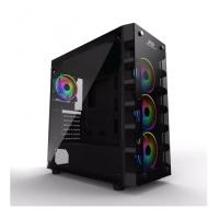 PowerBOOST mid Tower Powersiz Gaming X-59 ATX PC Kasası Temperli Cam Siyah