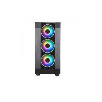PowerBOOST 500W VK-P3305B 4X LED FANLI GAMING MID-TOWER KASA SİYAH