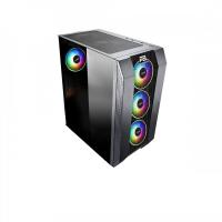 PowerBOOST 500W VK-P3305B 4X LED FANLI GAMING MID-TOWER KASA SİYAH