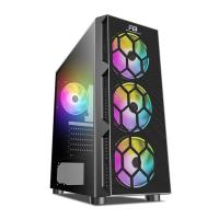 PowerBOOST 650W 80+ VK-D501M 4X LED FANLI GAMING MID-TOWER KASA SİYAH