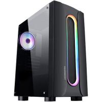 PowerBOOST 500W VK-P3302B 1X RGB FANLI GAMING MID-TOWER KASA