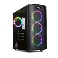 POWERBOOST 650W 80+ X58RGB-650W 6X ARGB FANLI GAMING MID-TOWER KASA