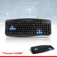 POWERGATE KB-X5 USB Q Trk Siyah Multimedya Klavye