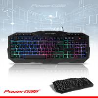 POWERGATE Q USB Trk KB-Z4 Aydınlatmalı Multimedya Klavye Siyah Oyuncu