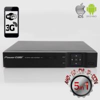 POWERGATE 4in1 4kanal 1080N LINE-G04 1280x1060 4kanal sesli 1x 6tb AHD,CVI,TVI Kayıt Cihazı HDMI 10/100