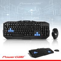 POWERGATE KM-Q7 Kablosuz Q Trk Siyah Gaming Klavye - Mouse Set