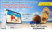 QUADRO Ci5 21.5" LED WTR6522 3210 3210M 2.5 4gb 240gb SSD Intel® HD Graphics 4000 FRD Gümüş Tatil Hediyeli