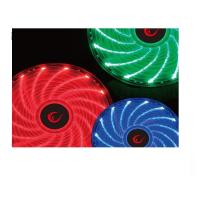 RAMPAGE 12cm JBT-15 Siyah 15x LED RGB Kasa Fanı 6pin