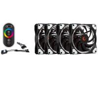 RAMPAGE RB-K6 RGB 3pin 120mm Kasa Fanı 4-lü paket
