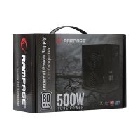 RAMPAGE 500W 80+ RMP-500-80P 12cm Fan Aktif PFC Power Supply