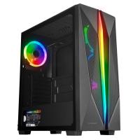 RAMPAGE 600W 80+ BRONZE SHAKE 4-RGB FANLI GAMING MID-TOWER PC KASASI