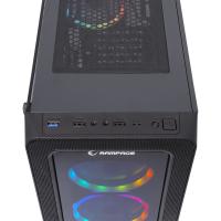 RAMPAGE 600W 80+ BRONZE ESPECTRO GAMING MID-TOWER PC KASASI