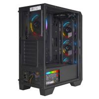 RAMPAGE 600W 80+ BRONZE REACTION 4-FANLI GAMING MID-TOWER PC KASASI