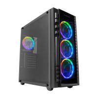 RAMPAGE 600W 80+ BRONZE X-TITAN RC99 4-RGB FANLI GAMING MID-TOWER PC KASASI
