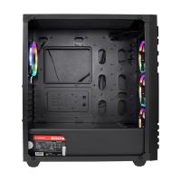 RAMPAGE 600W 80+ BRONZE X-TITAN RC99 4-RGB FANLI GAMING MID-TOWER PC KASASI