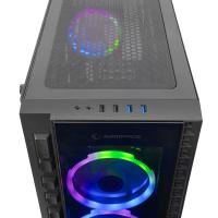 RAMPAGE 600W 80+ BRONZE X-TITAN RC99 4-RGB FANLI GAMING MID-TOWER PC KASASI