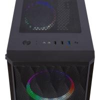 RAMPAGE 650W 80+ BRONZE X-HORSE 4-FANLI GAMING MID-TOWER PC KASASI