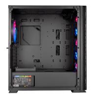 RAMPAGE 700W 80+ BRONZE HECTORA GLASS 4-ARGB FANLI GAMING MID-TOWER PC KASASI