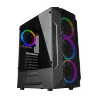 RAMPAGE FUSION 4- RAINBOW FANLI GAMING MID-TOWER PC KASASI