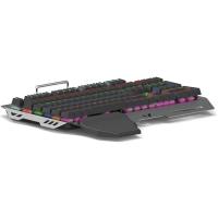 RAMPAGE KB-R89 EAGLE USB Q Trk Led Aydınlatmalı Mekanik Mavi Switch Bilek Destek Pad'li Siyah/Gri Gaming Klavye