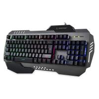 RAMPAGE KB-R79 USB Q Trk RGB Led Aydınlatmalı Alüminyum Gövde Siyah Gaming Klavye