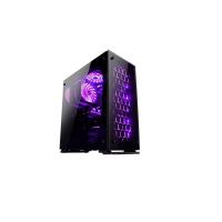 RAMPAGE mid Tower Powersiz Gaming Majesty ATX PC Kasası Siyah 3x 12cm RGB Fan