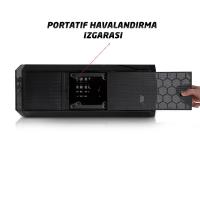RAMPAGE mid Tower Powersiz Gaming STORM W5 ATX PC Kasası Pencereli Siyah