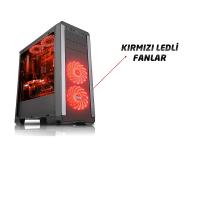 RAMPAGE POWERSIZ Pulsar V1 GAMING MID-TOWER KASA SİYAH