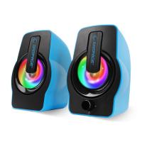 RAMPAGE RMS-G7 Falsetto 1+1 USB Mavi 6w Hoparlör RGB Ledli