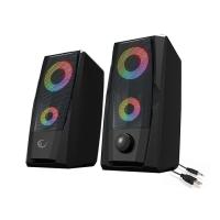 RAMPAGE RMS-X9 1+1 USB Siyah 6w Hoparlör RGB Ledli