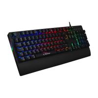 RAMPAGE RMK-GX9 PULSAR USB Q Trk RGB Led Aydınlatmalı Mekanik Kırmızı Switch Siyah Gaming Klavye