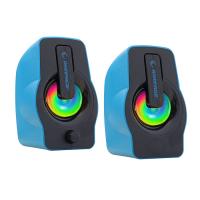 RAMPAGE RMS-G7 Falsetto 1+1 USB Mavi 6w Hoparlör RGB Ledli