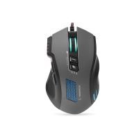 RAMPAGE SMX-R80 USB RGB Led Aydınlatmalı 3200dpi Gaming Optic Siyah/Gri Mouse