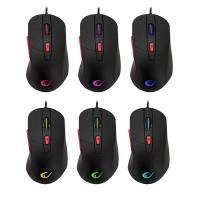 RAMPAGE SMX-R16 ALERIA USB RGB Led Aydınlatmalı 2800dpi AVAGO 5050 Gaming Optic Siyah Mouse