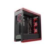 Rampage TEMPER PRO V5 4X LED FANLI GAMING MID-TOWER PC KASASI SIYAH KIRMIZI