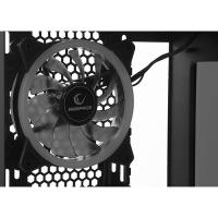 Rampage TEMPER PRO V5 4X LED FANLI GAMING MID-TOWER PC KASASI SIYAH KIRMIZI
