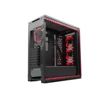 RAMPAGE TEMPER PRO V5 4X LED FANLI GAMING MID-TOWER PC KASASI SIYAH