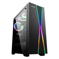 RAMPAGE X-MAX TEMPERED CAMLI 1X120MM FAN ATX KASA (PSU YOK)