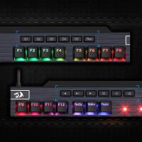 REDRAGON K555-1 INDRAH USB Q Trk RGB Led Aydınlatmalı Mekanik Siyah Gaming Klavye