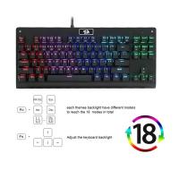 REDRAGON K568RGB DARK AVENGER USB Q Trk RGB Led Aydınlatmalı Mekanik Siyah Gaming Klavye