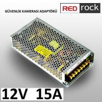 REDROCK 12v 15amper 12V15A 180w Metal CCTV Adaptör