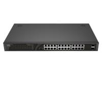 RUIJIE 24port 180w FULL PoE RG-ES100 RU-RG-ES126G-LP-L GIGABIT 2X SFP Yönetilemez Switch RackMount