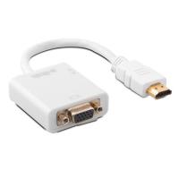 S-LINK SL-HV56 1port HDMI (giriş) 1port VGA (çıkış) 15pin dişi Çevirici Adaptör Beyaz