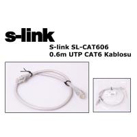 S-LINK 0.6metre CAT6 Utp SL-CAT606 Gri Patch Kablo