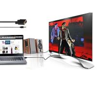S-LINK 1.8metre SL-HVS40 HDMI & Vga Dişi Görüntü Kablosu Siyah Sesli 1080p